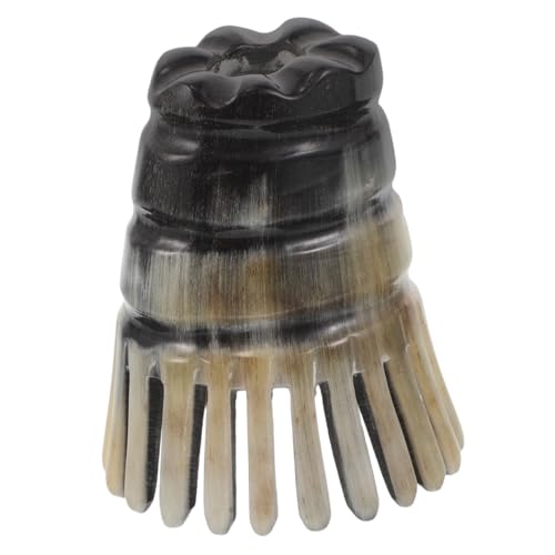 LIFKOME Massagekamm Für Haare Und Kopfhaut Aus Natürlichem Stierhorn Guasha-werkzeug Für Muskelentspannung Und Meridian-massage Für Männer Und Frauen Tragbar Und Vielseitig Einsetzbar von LIFKOME