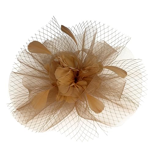 LIFKOME Netz-fascinator-stirnband Leicht Und Bequem Für Hochzeit Teeparty Und Cocktail Haarreif Mit Abnehmbarem Band Modisch Und Vielseitig Tragbar von LIFKOME