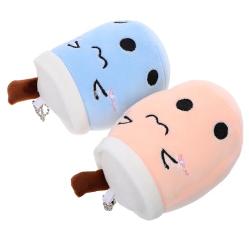 LIFKOME Niedlicher Schlüsselanhänger Mit Bubble-Tea-Cup-plüschanhänger Für Mädchen Rucksack-Accessoire Weicher Modische Damen von LIFKOME