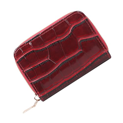 LIFKOME Kleine Geldbörse Für Damen Tragbare Kreditkarten-Aufbewahrungstasche Mit Reißverschluss Münzhalter Und Kartenetui Für Außenbereich Und Reisen von LIFKOME