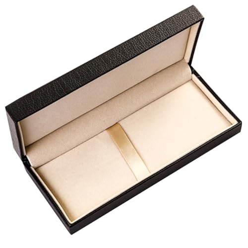 LIFKOME PU Füllfederhalter Etui Geschenkbox Einzelschreiber Aufbewahrung Metall Schwarz Strapazierfähig Schreibgeräte Schutzhülle Stifthalter Büro Zubehör von LIFKOME