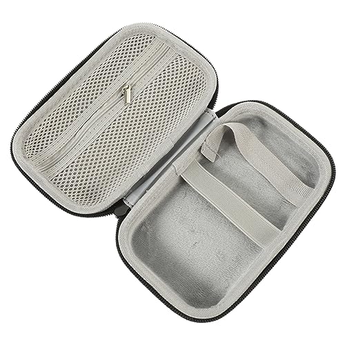 LIFKOME PU Leder Mikrofon Etui mit Reißverschluss Stoßfeste Leichte Transporttasche für Ansteckmikrofone Kompakter Reise Organizer mit Netzfach Geeignet für Business und Unterwegs von LIFKOME