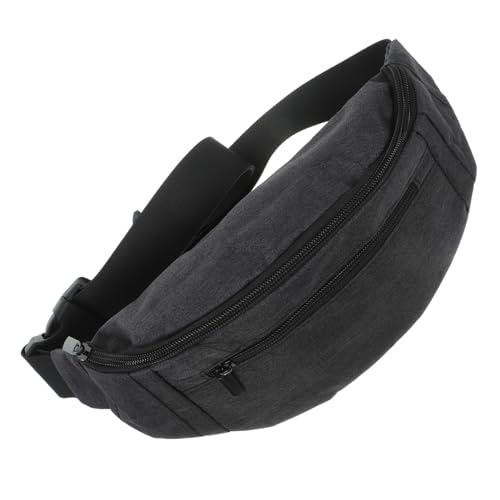 LIFKOME Nylon wasserdichte Crossbody Tasche Für Damen Verstellbare Schultertasche Für Outdoor-aktivitäten Für Wandern Laufen Schwarz von LIFKOME