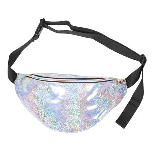 LIFKOME Verstellbare Sport-Bauchtasche Für Damen Und Herren Kleine Wasserabweisende Gürteltasche Für Laufen Reisen Und Outdoor-aktivitäten Multifunktionale Hüfttasche Mit Glitzerndem von LIFKOME