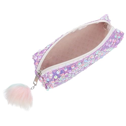 LIFKOME Pailletten Federmäppchen für Schüler Tragbare Kosmetiktasche Glitzer Bleistiftbox Schreibwaren Organizer für Studenten von LIFKOME