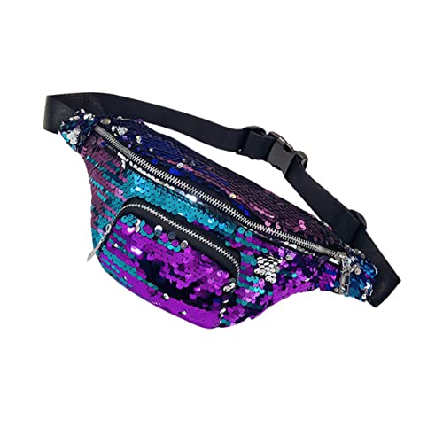 LIFKOME Stylische Umhängetasche Für Damen Verstellbare Glänzende Bauchtasche Für Outdoor-aktivitäten Reisen Laufen Und Freizeitgestaltung von LIFKOME