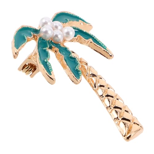 LIFKOME Pearl Coconut Tree Brosche Für Männer Und Frauen Modische Schalstiftkleid Brosche Revers Pin Für Frauen Sommerschal Mantelanzug von LIFKOME