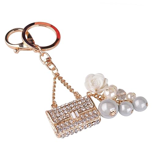 LIFKOME Perlen Taschenanhänger Kette Mit Perlen Für Handtaschen Rucksäcke Und Autoschlüsselanhänger Zum Organisieren Von Schlüsseln Taschenanhänger von LIFKOME
