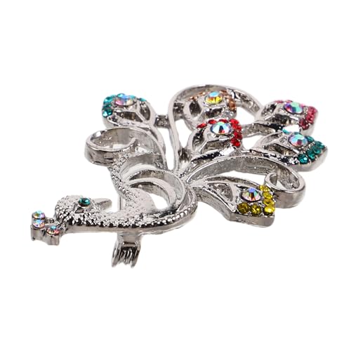 LIFKOME Pfau Charms Pin Emaille Tier Brosche Schmuck Für Frauen Clip Pin Für Mäntel von LIFKOME