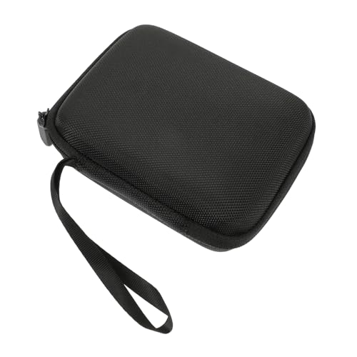 LIFKOME Plectrum Aufbewahrungstasche aus Robustem Nylon Langlebiger Gitarrenplektrenhalter Kompakte Tasche für Gitarrenzubehör Praktischer Organizer für Musiker Schwarz von LIFKOME