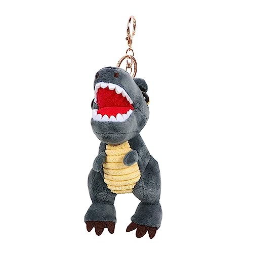 LIFKOME Plüsch Dinosaurier Schlüsselanhänger Weicher Dino Anhänger aus Hochwertigem Plüsch Robustes Bag Hanging Ornament für Rucksack Handtasche Autoschlüssel Vielseitiger Schlüsselhalter von LIFKOME
