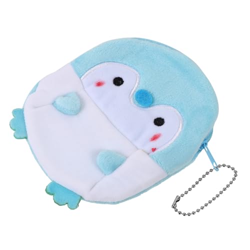 LIFKOME Pinguin Geldbörse Aus Plüsch Süße Münzbörse Kleine Tragbare Portemonnaie Weiches Pp-baumwollmaterial Für Unterwegs Und Stauraum Für Kleine Gegenstände von LIFKOME