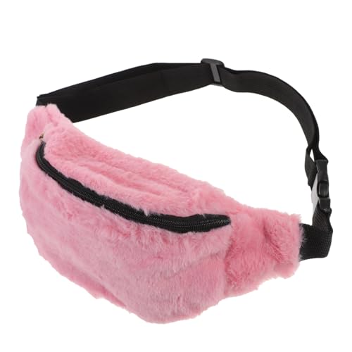 LIFKOME Plüsch-hüfttasche Herbst-Winter Bunte Umhängetasche Tragbar Ausgefallene Brusttasche Leicht Damen Kosmetika Platz Für Schlüssel Brillen von LIFKOME