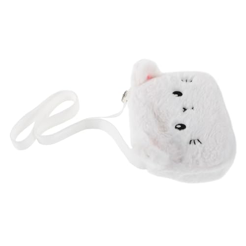 LIFKOME Plüsch Katzen umhängetasche für Mädchen Niedliche Kleine Handtasche mit Verstellbarem Schultergurt Multifunktionale Kindergeldbörse für Alltag Reisen und Kleine Gegenstände von LIFKOME