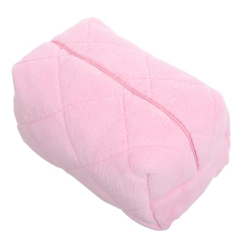 LIFKOME Plüsch Kosmetiktasche Pastellfarben Flauschiger Reiseorganizer Für Make-up Und Hautpflege Großzügiger Stauraum Für Frauen Und Mädchen von LIFKOME