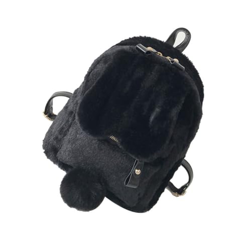 LIFKOME Plüsch-rucksack Mit Süßen Hasenohren Für Damen Reise-schultasche Cartoon-stil Hersteller Bequemes Material von LIFKOME