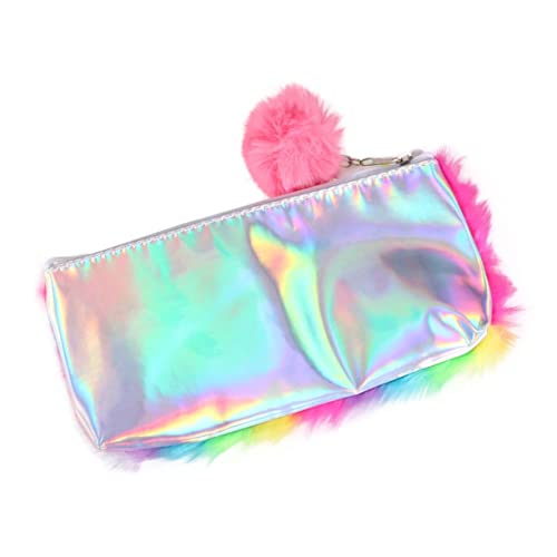 LIFKOME Plüsch-stiftetasche Mit Reißverschluss Weiches Und Glattes Material Großes Fassungsvermögen Zur Aufbewahrung Von Stiften Bleistiften Und Anderen Kleinen Gegenständen Leicht Und Tra von LIFKOME