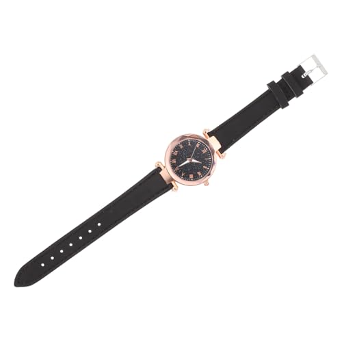 LIFKOME Armbanduhr Für Damen Lederuhr Verstellbar Freizeit Uhr Mädchen Mit Glas Edelstahl Schlicht Und Elegant von LIFKOME