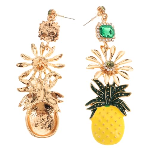 LIFKOME Ananas-ohrringe Aus Legierung Mit Diamant Schmuck-accessoires Für Frauen Und Mädchen von LIFKOME