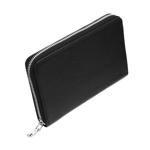 LIFKOME PU Geldbörse Damen RFID Kartenetui mit Reißverschluss Große Kapazität Münzaufbewahrungstasche für Reisen und Alltag von LIFKOME