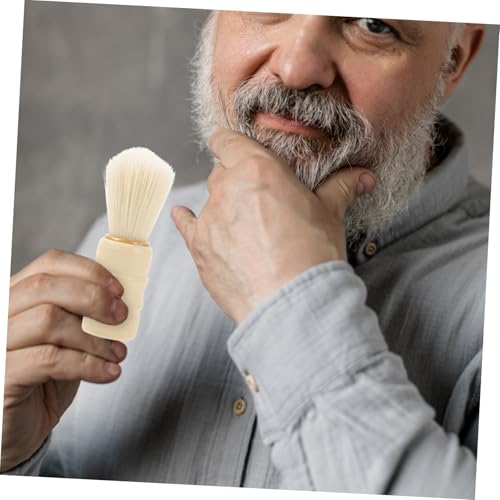 LIFKOME Rasierpinsel Herren Weiche Borsten Plastikgriff Sanfte Gesichtsreinigung Bartpflege Haushalt Rasierhilfe für Glatte Nassrasur und Erfrischende Hautpflege von LIFKOME