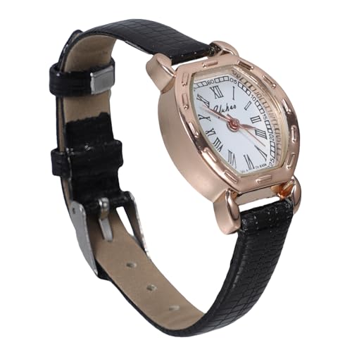 LIFKOME Damenuhr Quarzuhr Retro Analog Armbanduhr Für Damen Mädchen Mit Lederarmband Modisch Elegant Für Lässige Anlässe Partys Verabredungen Termine von LIFKOME