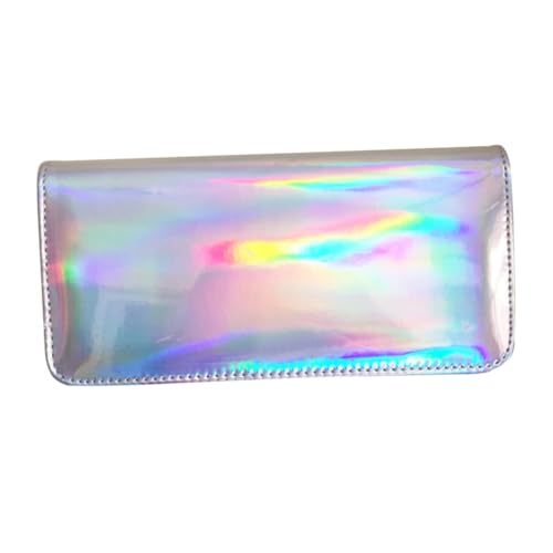 LIFKOME Rectangular Pattern Pu Geldbörse Mit Großen Kapazitäten Und Glänzendem Münzetui Für Damen Silber Für Und Täglichen Gebrauch LIFKOME Rectangular Pattern Pu Geldbörse Mit Großen Kapazitäten Und Glänzendem Münzetui Für Damen Silber Für Und Täglichen Gebrauch von LIFKOME