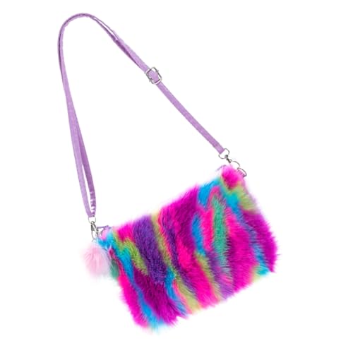 LIFKOME üße Regenbogen üsch Umhängetasche Für ädchen Niedliche Schultertasche Tragbare Handtasche Für Multifunktionale Geldbörse Für Freizeit Und Outdoor Perfekt Für Den von LIFKOME