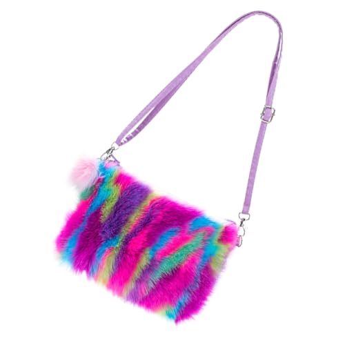 LIFKOME Plüsch-umhängetasche Für Mädchen Cartoon-Stil Leicht Und Tragbar Mit Verstellbarem Schultergurt Geeignet Als Aufbewahrungstasche Für Handy Schlüssel Und Kleinigkeiten von LIFKOME