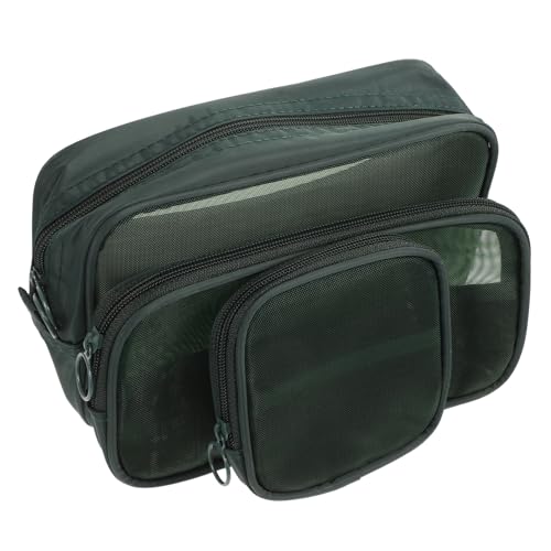 LIFKOME 3stücke Teiliges Netz Kosmetiktaschen Große Kapazität Make-up Organizer Für Reisen Und Büro Praktische Atmungsaktive Aufbewahrungstaschen Mit Reißverschluss von LIFKOME
