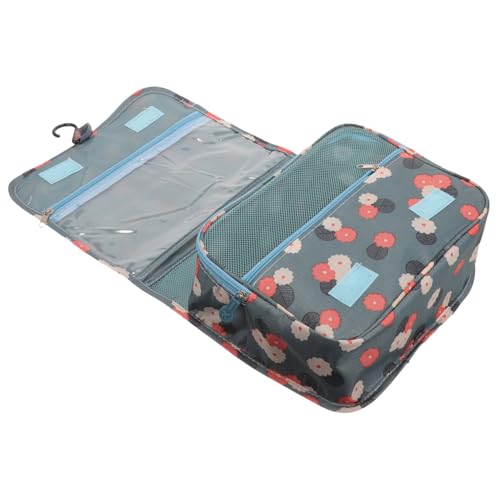 LIFKOME Reisefreundlicher Kulturbeutel mit Haken zum Aufhängen Große Kapazität Langlebiges Material Faltbar Tragbar für Damen und Herren als Kosmetiktasche und Waschbeutel für Kurzreisen von LIFKOME