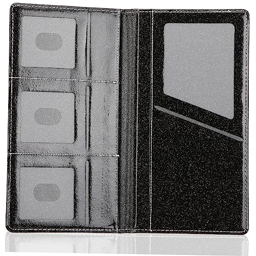 LIFKOME Reisepasshülle Aus Kunstleder Reisepassschutzhülle Kartenetui Für Reisen Reisepassaufbewahrung Flugticket-Halter Reisepasshülle Für Herren Leicht Und Tragbar von LIFKOME