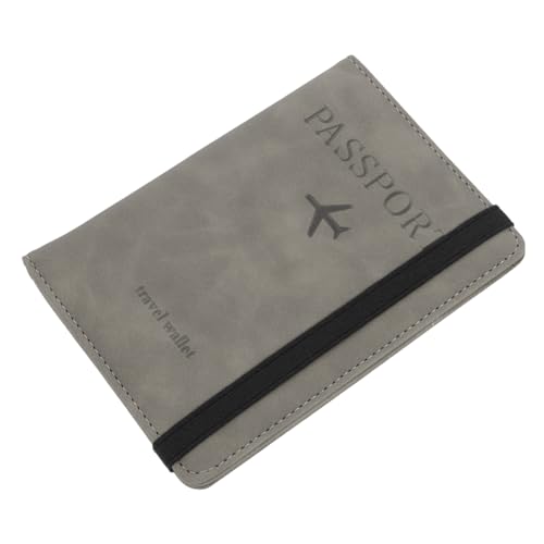 LIFKOME Reisepasshülle Aus Pu- Dokumententasche Kartenetui Mit Für Bankkarten Kreditkarten Reisepass Organizer Unisex von LIFKOME