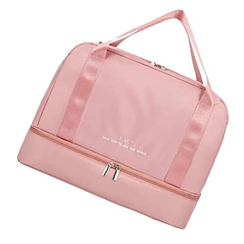 LIFKOME Reisetasche Mit Schuhfach Sporttasche Für Damen Und Herren Faltbare Tasche Für Reise Tragbare Reisetasche Mit Großzügiger von LIFKOME