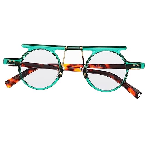 LIFKOME Retro Runde Sonnenbrille Damen Herren UV Schutz Modisch Robust Langlebig Vielseitig für Outdoor Sommer von LIFKOME