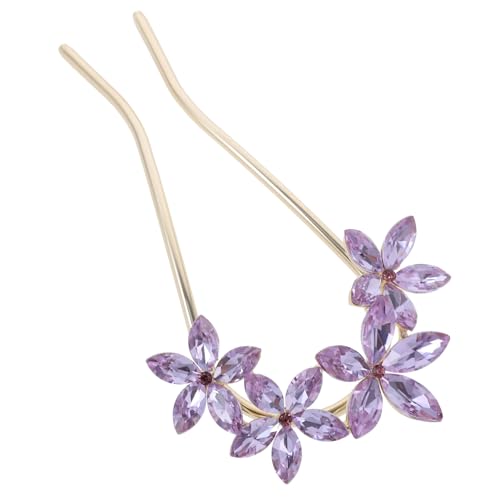 LIFKOME Rhinestone Haarnadeln U förmiger Haarschmuck für Braut Hochzeitsfrisuren Damen und Mädchen Eleganter Haarstab für Dutt und Steckfrisuren mit Zuverlässigem Sitz und Funkelndem von LIFKOME