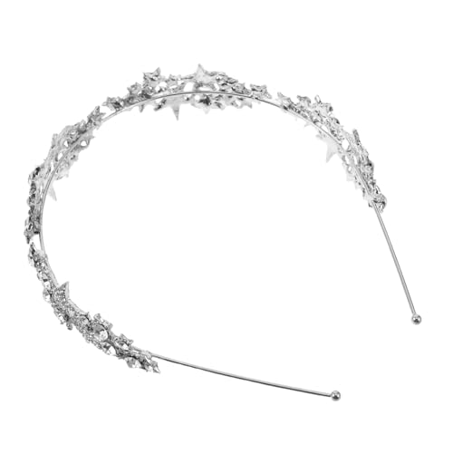 LIFKOME Rhinestone Stern Haarreif Elegantes Stern-haarstück für Hochzeit Braut Schmuck Flexibel Verstellbar Stabiles Material Sicherer Sitz für Braut Brautjungfern Festliche Anlässe von LIFKOME