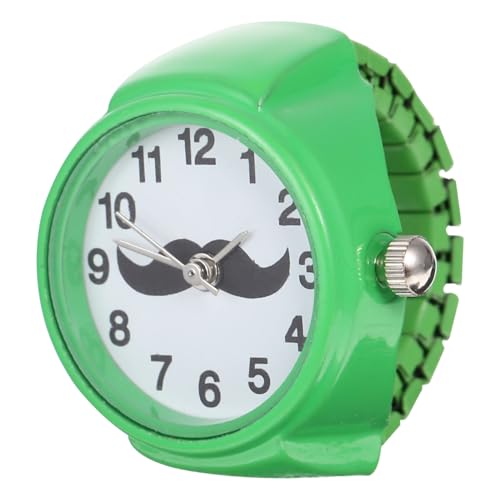 LIFKOME Ringuhr damenarmbanduhr Ladies Watch The Watch Uhrbatterie Appel watchs Flip-Uhr Ringe Finger Uhren Modewache Uhr mit rundem Ring Festivalgeschenk Frauen beobachten Abs Green von LIFKOME