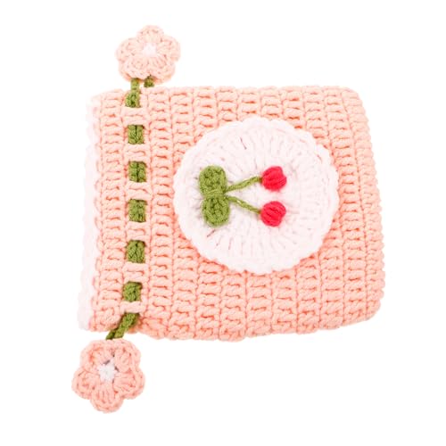 LIFKOME Kordelzug Häkeltasche Kleine Tasche Für Aufbewahrung Münzen Wechselgeld Kopfhörer Lippenstift Handgefertigt Wollgarn Outdoor von LIFKOME