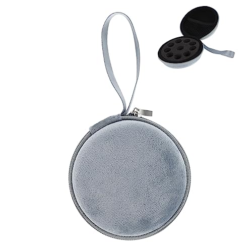 LIFKOME Runde Aufbewahrungstasche Für Ätherische Öle Etui Für Parfümflaschen Organizer-Tasche Mit Lanyard-Design Platz Für Ölflaschen à Geeignet Für Reisen Büro Und Zuhause von LIFKOME
