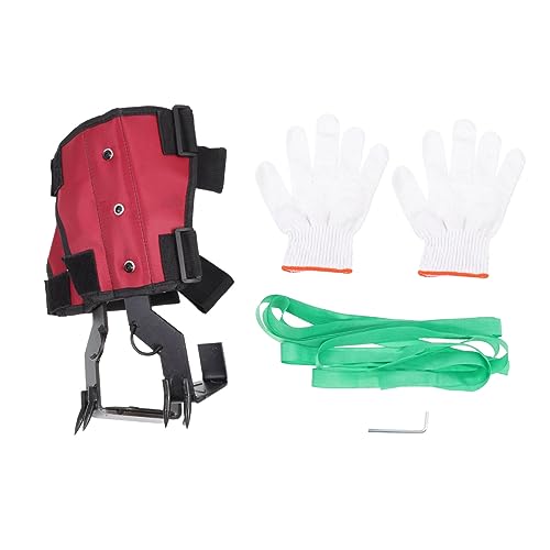 LIFKOME Rutsch Baumkletterschuhe Stahlspikes Hochharte Kletterausrüstung Universalgröße für Sicheren Halt Am Baumstamm Praktisch Robust und Langlebig von LIFKOME