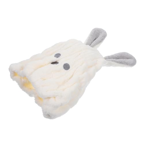 LIFKOME Saugfähige Haarturbanmütze aus Weichem Korallfleece Schnell Trocknendes Handtuch für Niedlichem Cartoon design Leicht und Kompakt für Zuhause und Reisen Schont das Haar vor Frizz von LIFKOME