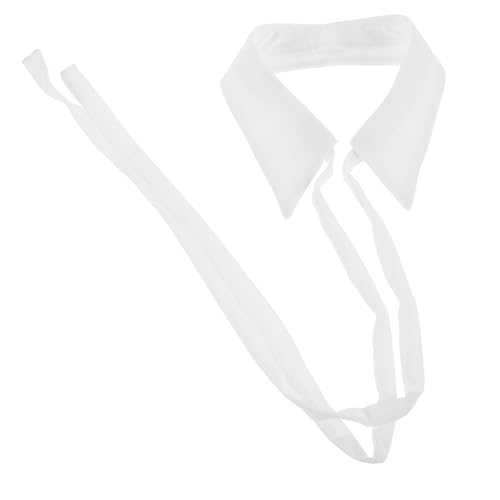 LIFKOME Dekorativer Abnehmbarer Kunstkragen Für Damen Selbstbindender Kragen Aus Polyester Eleganter Kragen Zum Tragen Über Röcken Und Blusen Schickes Design Für Layering-look von LIFKOME