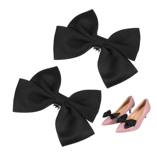LIFKOME Schleifen Schuhschnalle Handmade Bowknot Clip DIY Schuhdeko Hochzeit Party Elegant Langlebig Einfach Anzubringen von LIFKOME