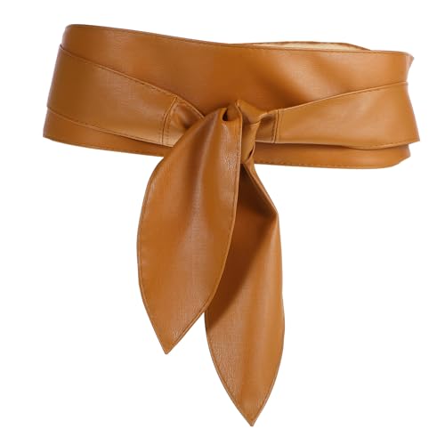 LIFKOME Waistband Faux Leather Gürtel Für Damen Eleganter Taillengürtel Mit Schleife Für Kleider Hochzeitsaccessoires Und Besondere Anlässe Vielseitig Kombinierbar Für Verschiedene von LIFKOME