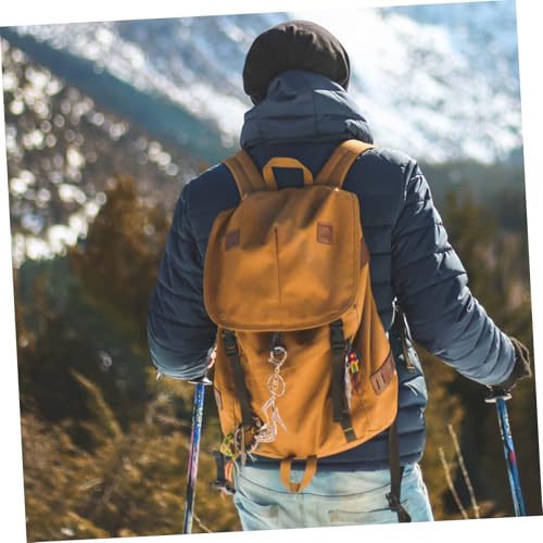 LIFKOME Schlüsselanhänger High Heel Schuh Anhänger mit Strassblumen Kreativer Metall schuh Charm für Taschen Rucksack Schlüssel Modischer Schlüsselring in Braun von LIFKOME