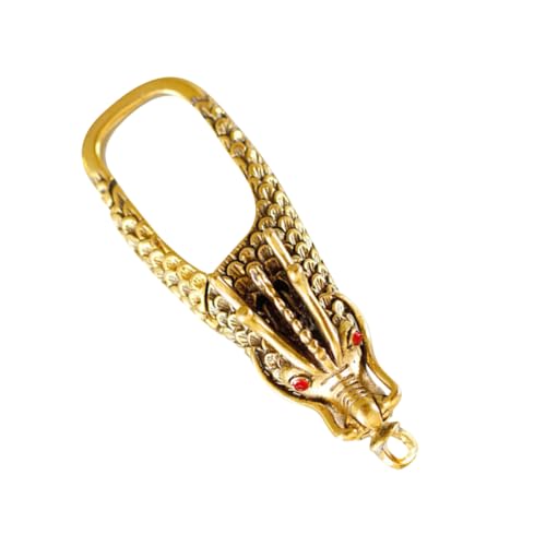 LIFKOME Dragon Design Schlüsselring Tragbarer Schlüsselverschluss Dekorativer Schlüsselhalter Drachenmotiv Für Taschen Und Gürtel Für Kreative von LIFKOME