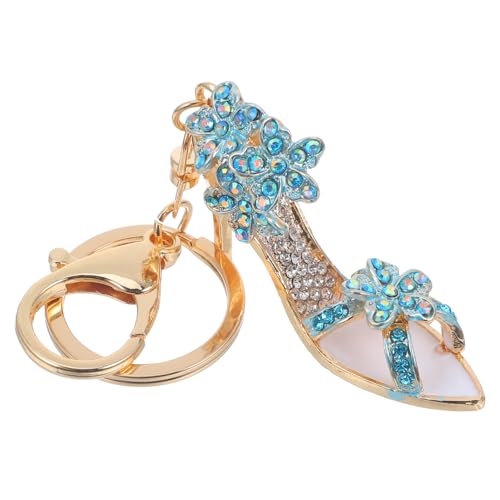 LIFKOME High Heel Schlüsselanhänger Mit Funkelnden Strasssteinen Modisches Accessoire Für Frauen Und Mädchen Stilvoller Legierungsschlüsselring Blau LIFKOME High Heel Schlüsselanhänger Mit Funkelnden Strasssteinen Modisches Accessoire Für Frauen Und Mädchen Stilvoller Legierungsschlüsselring Blau von LIFKOME