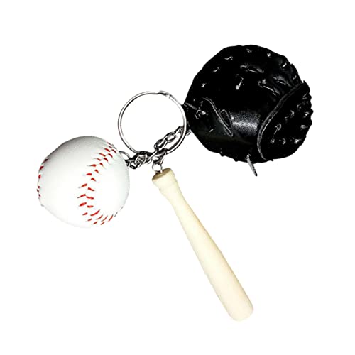 LIFKOME Schlüsselanhänger Baseball Charm Sportlicher Schlüsselring Für Taschen Rucksäcke Und Mehr Elegantes Design Schwarz Als Für Sportliebhaber Und Besondere Anlässe von LIFKOME