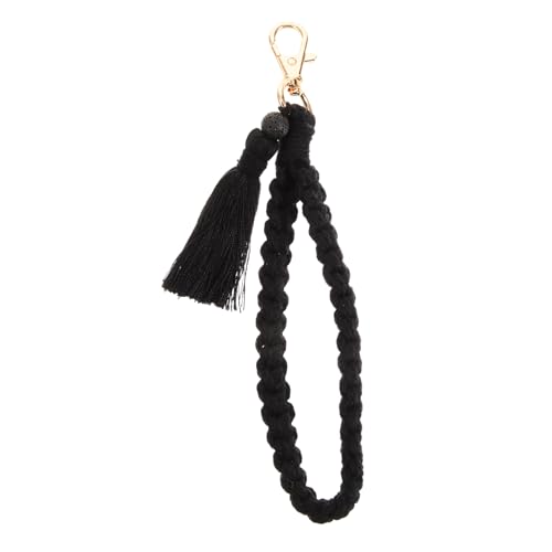 LIFKOME Süßer Gehäkelter Schlüsselanhänger Handgefertigte Schlüsselbänder Im Bohemian Countryside Stil Vintage-Ethno-Design Mit Quastenverzierung Multifunktionales Accessoire Für von LIFKOME